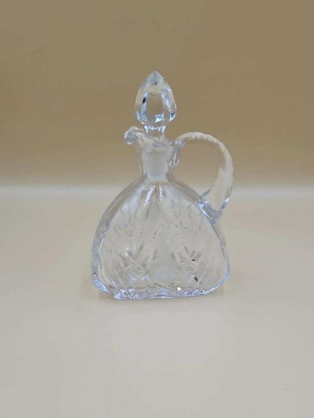 Set of 5 Clear Glass Bottles with Stoppers